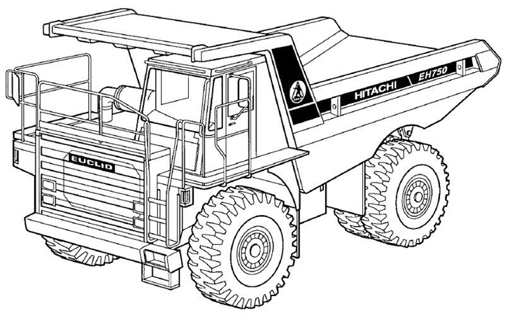 Hitachi EH750 404TD Rigid Dump Truck Operator's Manual