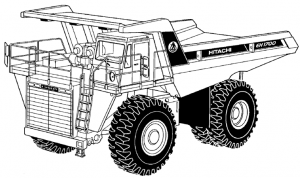 Hitachi EH1700 350HD Rigid Dump Truck Operator's Manual