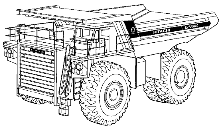 Hitachi EH3500 341SD/342SD Rigid Dump Truck Operator's Manual