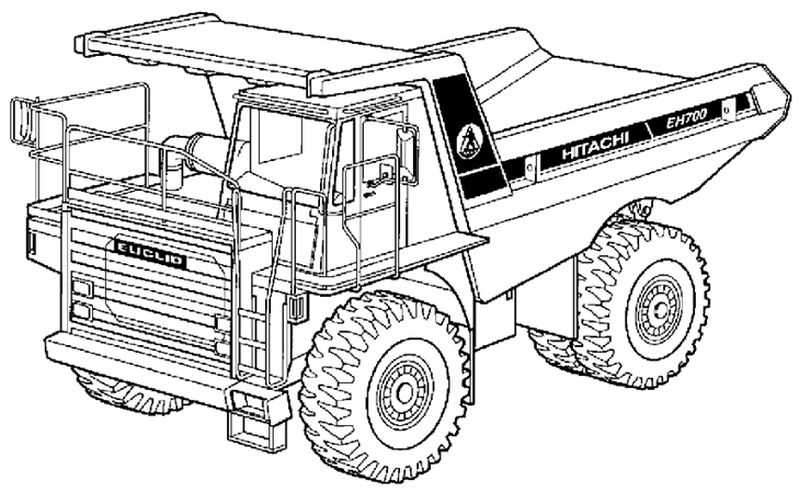 Hitachi EH700/EH750 404TD Rigid Dump Truck Service Repair Manual