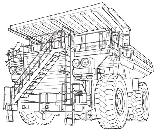 Hitachi EH4000AC-2 Rigid Dump Truck Operator's Manual