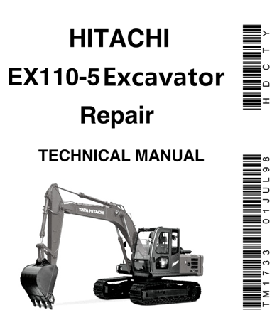 Hitachi EX110-5 Excavator Repair Technical Manual