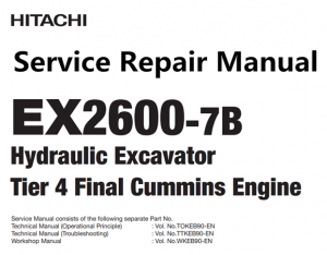 Hitachi EX2600-7B Hydraulic Excavator (Tier 4 Final Cummins Engine)