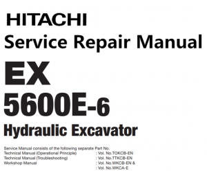 Hitachi EX5600E-6 Hydraulic Excavator Service Repair Manual