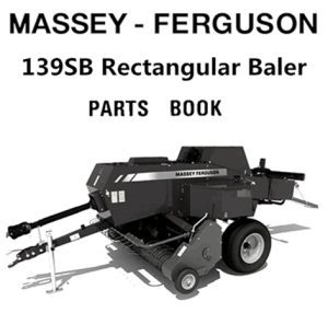 Massey Ferguson 139SB Rectangular Baler Parts Manual