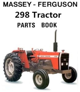 Massey Ferguson 298 Tractor Parts Manual