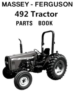 Massey Ferguson 492 Tractor Parts Catalog