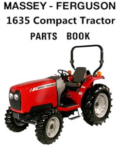 Massey Ferguson 1635 Compact Tractor Parts Manual