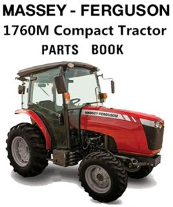 Massey Ferguson 1760M Compact Tractor Parts Manual