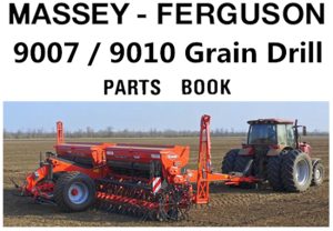 Massey Ferguson 9007 / 9010 Grain Drill Parts Manual