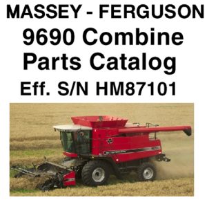 Massey Ferguson 9690 Combine Parts Catalog