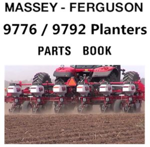 Massey Ferguson 9776 / 9792 Planters Parts Manual