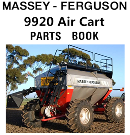 Massey Ferguson 9920 Air Cart Parts Manual