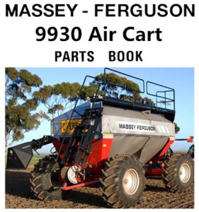 Massey Ferguson 9930 Air Cart Parts Manual