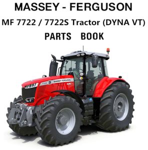 Massey Ferguson MF 7722 / 7722S Tractor (DYNA VT) Parts Manual