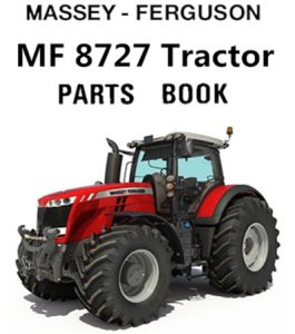 Massey Ferguson MF 8727 Tractor Parts Manual