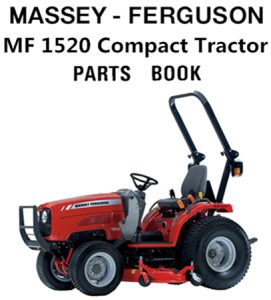 Massey Ferguson MF 1520 Compact Tractor Parts Manual