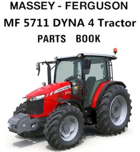 Massey Ferguson MF 5711 DYNA 4 Tractor (ECO4 / Tier 4F) Parts Manual