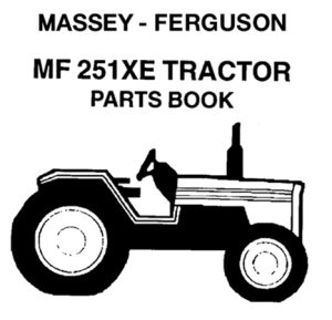 Massey Ferguson 251XE Tractor (Brazil) Parts Manual