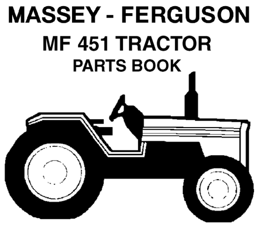 Massey Ferguson 451 Tractor Parts Manual