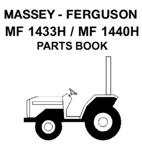 Massey Ferguson 1433H / 1440H Tractor Parts Manual