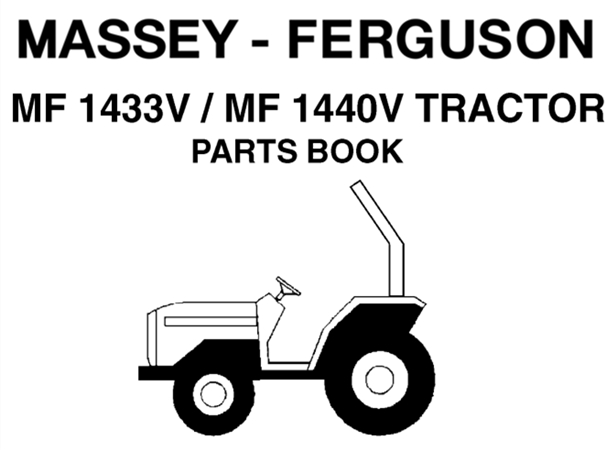 Massey Ferguson 1433V / 1440V Tractor Parts Manual