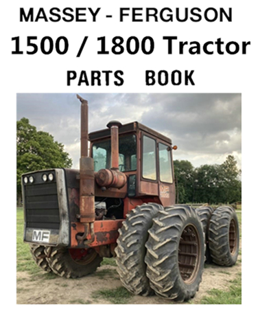 Massey Ferguson 1500 / 1800 Tractor Parts Manual