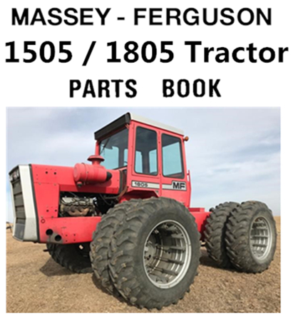 Massey Ferguson 1505 / 1805 Tractor Parts Manual