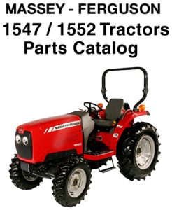 Massey Ferguson 1547 / 1552 Tractor Parts Catalog