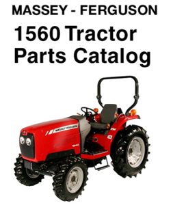 Massey Ferguson 1560 Tractor Parts Catalog