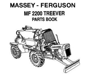 Massey Ferguson 2200 Treever Parts Manual