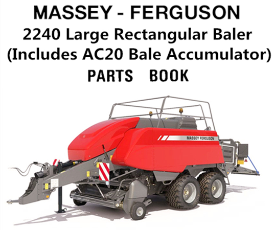 Massey Ferguson 2240 Large Rectangular Baler (Includes AC20 Bale Accumulator)