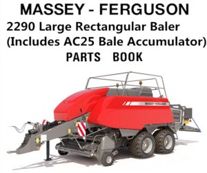 Massey Ferguson 2290 Large Rectangular Baler (Includes AC25 Bale Accumulator)