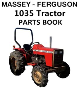 Massey Ferguson 1035 Tractor Parts Manual