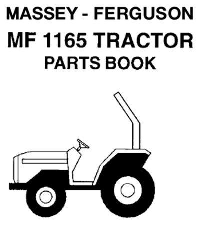 Massey Ferguson 1165 Tractor Parts Manual