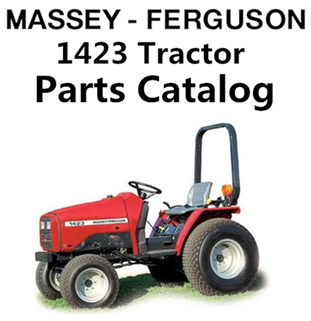 Massey Ferguson 1423 Tractor Parts Catalog