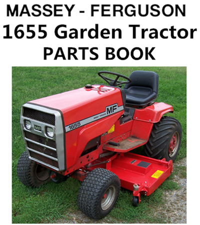 Massey Ferguson 1655 Garden Tractor Parts Manual