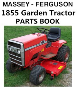 Massey Ferguson 1855 Garden Tractor Parts Manual