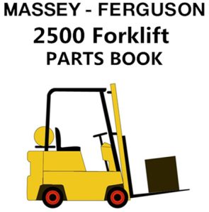 Massey Ferguson 2500 Forklift Parts Manual