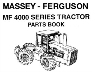 Massey Ferguson 4800 / 4900 Series Tractor Parts Manual