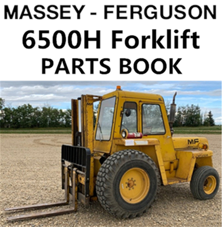 Massey Ferguson 6500H Forklift Parts Manual