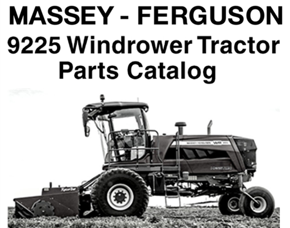 Massey Ferguson 9225 Windrower Tractor Parts Catalog