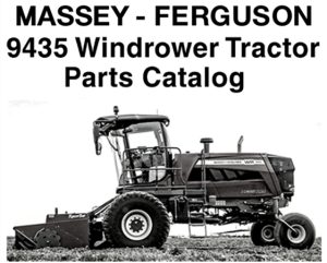 Massey Ferguson 9435 Windrower Tractor Parts Catalog