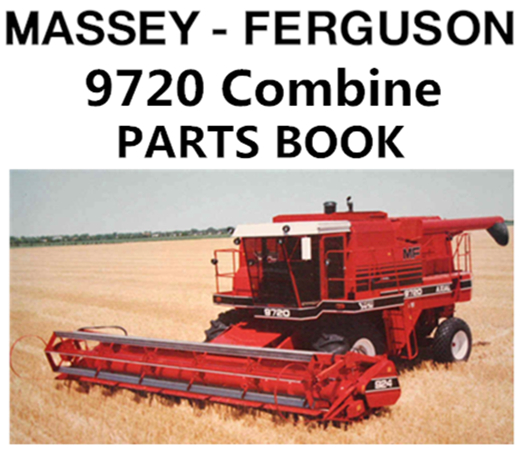 Massey Ferguson 9720 Combine Parts Manual