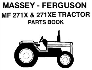 Massey Ferguson 271X / 271XE Tractor (Brazil) Parts Manual