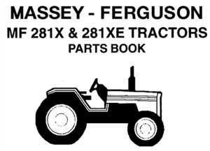 Massey Ferguson 281X / 281XE Tractor (Brazil) Parts Manual