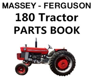 Massey Ferguson 180 Tractor Parts Manual