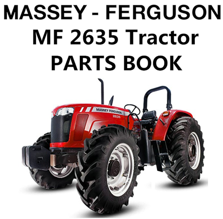 Massey Ferguson MF 2635 Tractor Parts Manual (Made in INDIA)