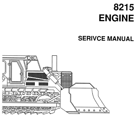 Fiat-Allis 8215 Engine Service Repair Manual