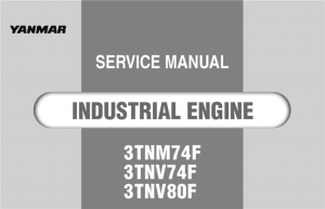 Yanmar 3TNM74F, 3TNV74F, 3TNV80F Industrial Engine Service Repair Manual